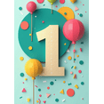 thumbnail image 4 of Glittery Gold One Banner for First Birthday Party, Party Decorations Backdrop Background Photography Props for Celebrations Photo Booth Decor, 4 of 4
