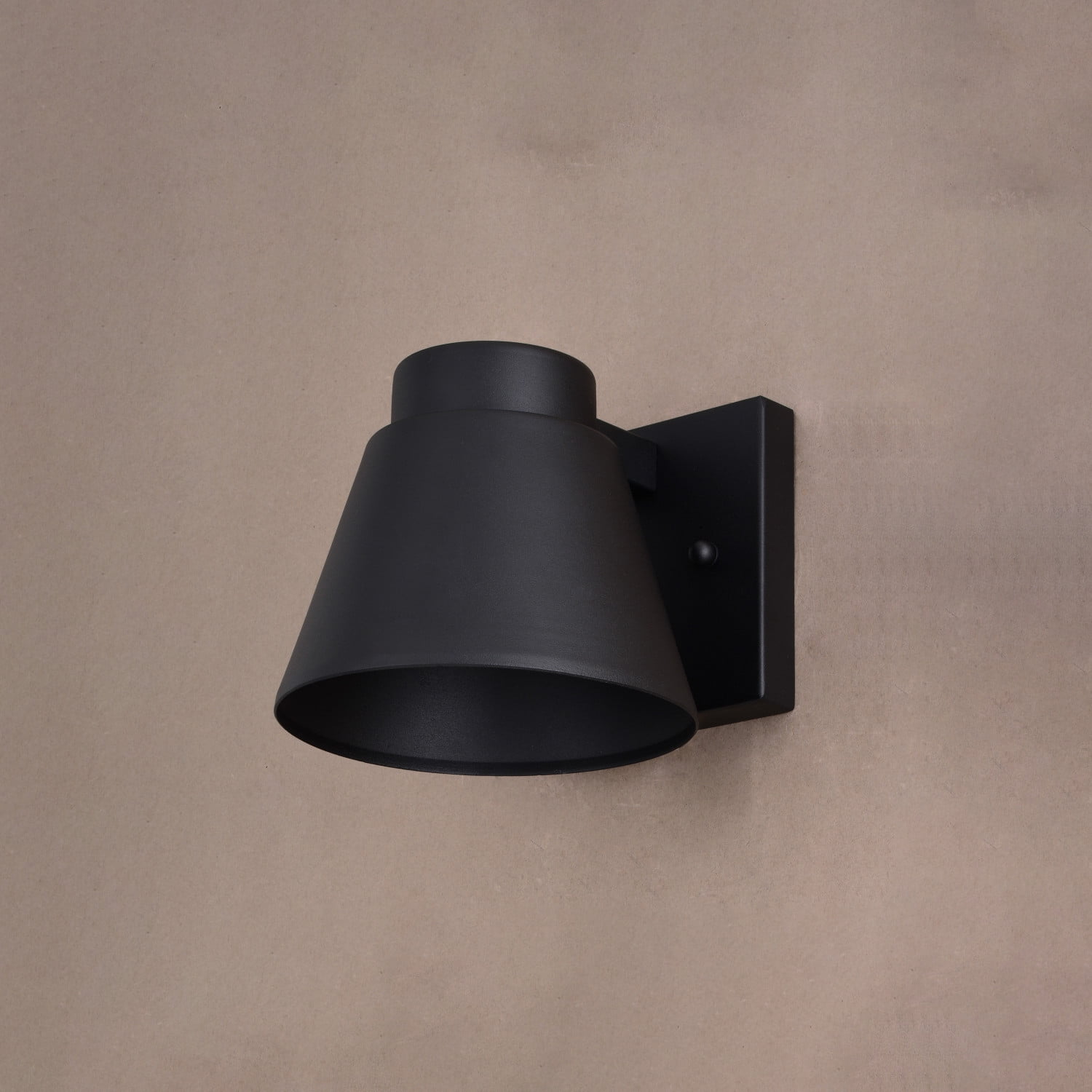 Evans Aluminum 1 Light Integrated LED Textured Black Contemporary Outdoor Wall Sconce