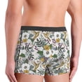 thumbnail image 4 of Men's Boxer Briefs, Vintage Hummingbird Flower Soft Comfy Mens Underwear Boxer Briefs Breathable With Widen Waist, 4 of 7