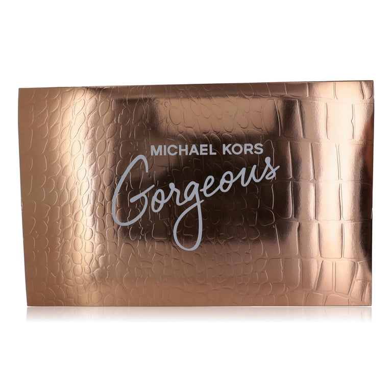Michael Kors Gorgeous , 4 Pc Gift Set 3.4oz EDP Spray, 0.16oz EDP