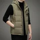 thumbnail image 2 of Chaqueta ligera de plumón de invierno para hombre, chaleco grueso, ropa de diseñador, ropa de lujo sin mangas, ligera y gruesa, protección contra el frío, 2 of 4