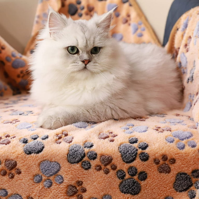 1 Pack 3 Blankets Super Soft Fluffy Premium Fleece Pet Blanket