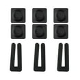 thumbnail image 1 of Unique Bargains Ceiling Fan Blade Balancing Kit, 3 Sets Include 3Pcs Clips and 6Pcs Self-adhesive 5G Weight Black/Black, 1 of 6