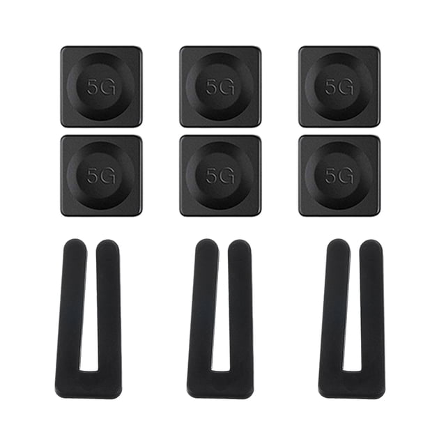 Unique Bargains Ceiling Fan Blade Balancing Kit, 3 Sets Include 3Pcs Clips and 6Pcs Self-adhesive 5G Weight Black/Black
