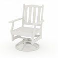 thumbnail image 3 of LuXeo Tuscany White HDPE  Swivel Dining Set-7 Piece, 3 of 6