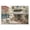 Antiques Shopfront Bicycle Townscape, variant on Stupell Industries Victorian City Corner Café Canvas Art, 24 x 16, by Ruane Manning