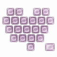 thumbnail image 4 of 21Pcs PC Heart Keycaps MOA Profile 1U 1.25U Blank Supplements Keycaps for Gaming Mechanical Keyboards, 4 of 10
