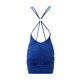 thumbnail image 5 of Vestido cruzado sexy sin espalda con lentejuelas para mujer: vestido ajustado de color liso con mezcla de spandex, perfecto para fiestas/salidas nocturnas, varias tallas, 5 of 8