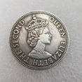 thumbnail image 2 of Moneda conmemorativa Reina Isabel II 1965 de cobre envejecido, 2 of 3