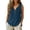 Navy, variant on Bexdxz Cotton-Linen Blend Tops for Women 2026 Summer Casual Embroidered Tank Tops Loose Fit V Neck Sleeveless Shirts Trendy Boho Clothes Blue M