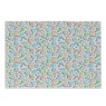 thumbnail image 1 of Alphabet Cutting Board, Letters in Fun Colors Scribble Style ABC Hearts Comics Art, Decorative Tempered Glass Cutting and Serving Board, Small Size, Multicolor, by Ambesonne, 1 of 1