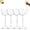 Clear, variant on 4 Pack Bird Glasses Cocktail Glasses, Funny Bird Shaped Martini Glass Drinking Glasses for Champagne, Mixed Drinks, Creative Bird Wine Glasses for Party, Wedding