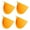 Orange, variant on Homelife 4Pcs Silicone Oven Mitts Heat Resistant Kitchen Mittens Pinch Mitts Anti-Scald Silicone Potholders Non-Slip Cooking Mitts Versatile Mini Oven Mitts