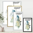 thumbnail image 4 of Designart 'Mountain Moon With Gouache Of Abstract Landscape' Modern Framed Canvas Wall Art Print, 4 of 5