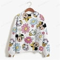 thumbnail image 1 of Disney Mickey Mouse Mickey Minnie 3D Cute Kawaii Sweatshirt Sweatshirt Women's Round Neck Long Sleeve Women's Korean Sweater Y2KAdult-XL Gao Jinjia LED, 1 of 2