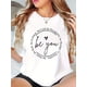 thumbnail image 1 of Camiseta de verano para mujer Manga Corta Chic Love Heart & Letter Print Women's T-Shirt - Casual Crew Neck, Short Sleeve, Stretchy Polyester Blend, Machine Washable - Perfect for SummerFather's Day, 1 of 6
