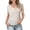 Beige, variant on Cowl Neck Top for Women Dressy Short Sleeve Shirt Summer TopCasual Work Blouses