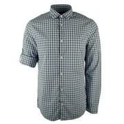 Men's Long Sleeve Shane Plaid Slim Fit Shirt SB XXL