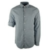 Men's Long Sleeve Shane Plaid Slim Fit Shirt-SB-XXL