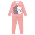 thumbnail image 5 of DISNIMO Cute Cat Pajamas for Girls 3-4 Pjs Sets for Girls Long Sleeve Pajama Set Kids Girls Pj Set Girl Pjs Set Kids Fall Pajamas Kids Soft Pjs Girls Sleepwear Kids Night Wear Girl Loungewear Boy, 5 of 7