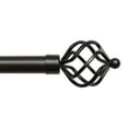 thumbnail image 4 of Exclusive Home Curtains Torch 1" Curtain Rod and Coordinating Finial Set, 36"-72", Matte Bronze, 4 of 4