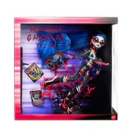 Monster High Deadfast Ghoulia Yelps SDCC 2024 Exclusive Doll - Tech Savvy Upgrade with Comic-Con Badge Mini Figure and Comic Book