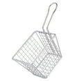 thumbnail image 4 of Square Mesh Frying Basket Strainer Mini Food Colander Mesh Fry Filter Mesh Basket for Potatoes Chips French Fries (Size S), 4 of 8