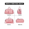 thumbnail image 2 of Gustave Travel Duffle Bag for Women Men Water-Resistant Gym Bag Carry on Overnight Weekender Bag with Shoe Compartment & Trolley Sleeve, 2 of 10