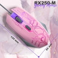 thumbnail image 3 of 4 in 1 Gaming Keyboard, Mouse, Headset, and Mouse Pad Combo, Wired LED RGB Backlights, Bundle for PC Gamers, Xbox and PS4 Users. (Pink), 3 of 8