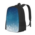 thumbnail image 2 of Daiia Christmas Snowflakes Backpack for Men and Women -Durable Backpack Large Capacity, Water-Resistant Bag with Adjustable Straps and Laptop Compartment, 2 of 9