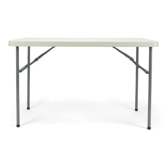 EventStable TitanPRO Plastic Folding Table - Polyethylene Sturdy Outdoor Folding Table - Lightweight Fold Up Table for Weddings Cocktail Parties Patios - 30'' x 48''
