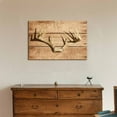 thumbnail image 2 of wall26 - Rustic Canvas Wall Art - Deer Antler - Giclee Print Modern Wall Art | Stretched Gallery Wrap Ready to Hang Home Decoration - 16x24 inches, 2 of 4