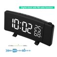 thumbnail image 4 of Horloge Numérique, Design Ergonomique Horloges de Projection 5V 100Ma Sortie USB pour la Maison, 4 of 8
