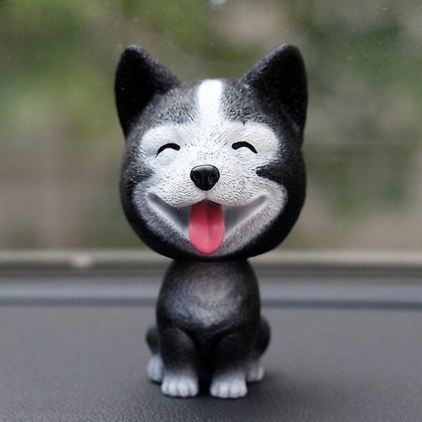 Coche que sacude la cabeza Adornos para perros Bobblehead Perro que asiente con la cabeza Juguetes para cachorros Tablero del automóvil Decoración Juguete Wobble Sacudir la cabeza Muñecas Coche Hogar JAMW Sencillez