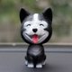 thumbnail image 1 of Coche que sacude la cabeza Adornos para perros Bobblehead Perro que asiente con la cabeza Juguetes para cachorros Tablero del automóvil Decoración Juguete Wobble Sacudir la cabeza Muñecas Coche Hogar JAMW Sencillez, 1 of 2
