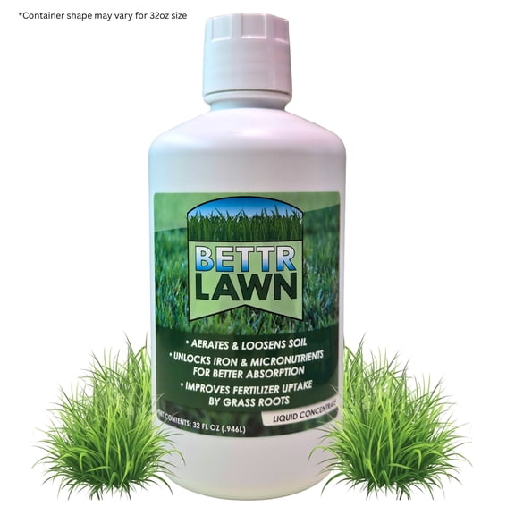 Bettr Lawn Liquid Aeration Soil Loosener with Humic & Fulvic Acid, 32 oz