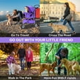 thumbnail image 7 of YRLLENSDAN 3 Wheels Dog Strollers Pet Strollers Cat Strollers with Cup Holder & Removable Liner Waterproof Doggy Stroller for Small Medium Dogs, Purple, 7 of 7