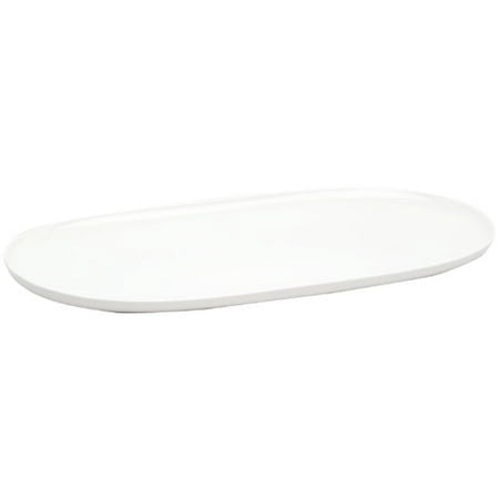 Plateau de Coupe Ovale Blanc à la Vanille Rouge Everytime