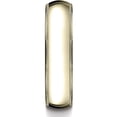 thumbnail image 3 of Womens 14K Yellow Gold, 6mm Slightly Domed Comfort-Fit Wedding Band with Milgrain (sz 11.5), 3 of 3