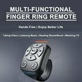 thumbnail image 3 of Maoww ABS Wireless Ring Remote Control For Phone Selfie Fingertip Control And Enhances Daily Efficiency white, 3 of 6