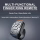 thumbnail image 2 of Methold Control remoto multifuncional del anillo de la yema del dedo del ABS para el teléfono BT del control remoto de la fotografía y de la Relojes inteligentes negro, 2 of 6