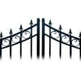 thumbnail image 4 of ALEKO DG16MOSD Style Manhattan Ornemental Fer Forgé Double Entrée Porte 16' Haute Qualité, 4 of 9