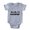 Heather Grey, variant on CafePress - FIN Kiss Me Vegetarian - Cute Infant Baby Football Bodysuit
