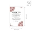 thumbnail image 5 of Koyal Wholesale Burgundy Elegant Ornate Wedding Thank You Place Setting Cards for Table Reception, 56-Pack, 5 of 5
