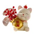 thumbnail image 1 of DOLITY Cat Figurine Collection Display Ornament Artwork Creative Animal Sculpture, 1 of 9
