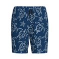 thumbnail image 6 of Daiia Sea Turtle Mens Woven Stretch Pajama Short,Short Pajama Pants-Small, 6 of 7