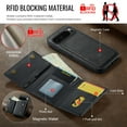 thumbnail image 5 of For iPhone 12 Pro Max 12Pro 11Pro Max Phone Case Wallet Case with Card Holder Magnetic For iPhone 12 Pro Max Leather Phone Cases, 5 of 11