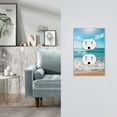 thumbnail image 5 of Daiia Sunny Ocean Waves Pattern Decorator Wall Plate Child Safe Outlet Cover, Switch and Outlet Covers,Size 1-Gang 5.0" x3.0" , Polycarbonate Thermoplastic-Style S, 5 of 6