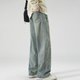 thumbnail image 4 of Pantalones largos de moda para hombre, casuales, de color sólido, con bolsillos y cremallera, cintura elástica, de poliéster., 4 of 4