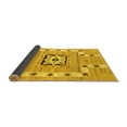 thumbnail image 2 of Ahgly Company Indoor Rectangle Abstract Yellow Modern Area Rugs, 8' x 12', 2 of 4
